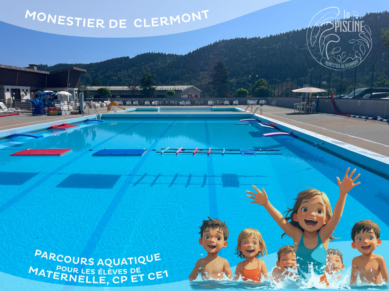 Parcours pédagogique aquatique pour les élèves de maternelle, CP et CE1