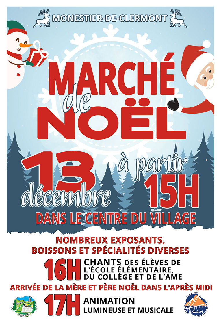 Le Marché de Noël de Monestier-de-Clermont est de retour !