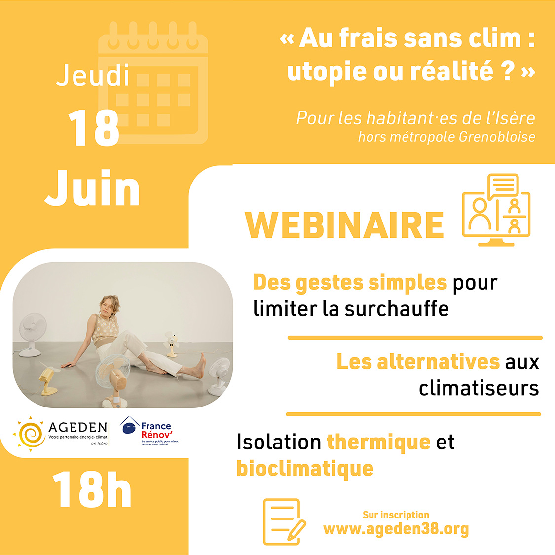 Conférence « Au frais sans clim : utopie ou réalité ? » en visio
