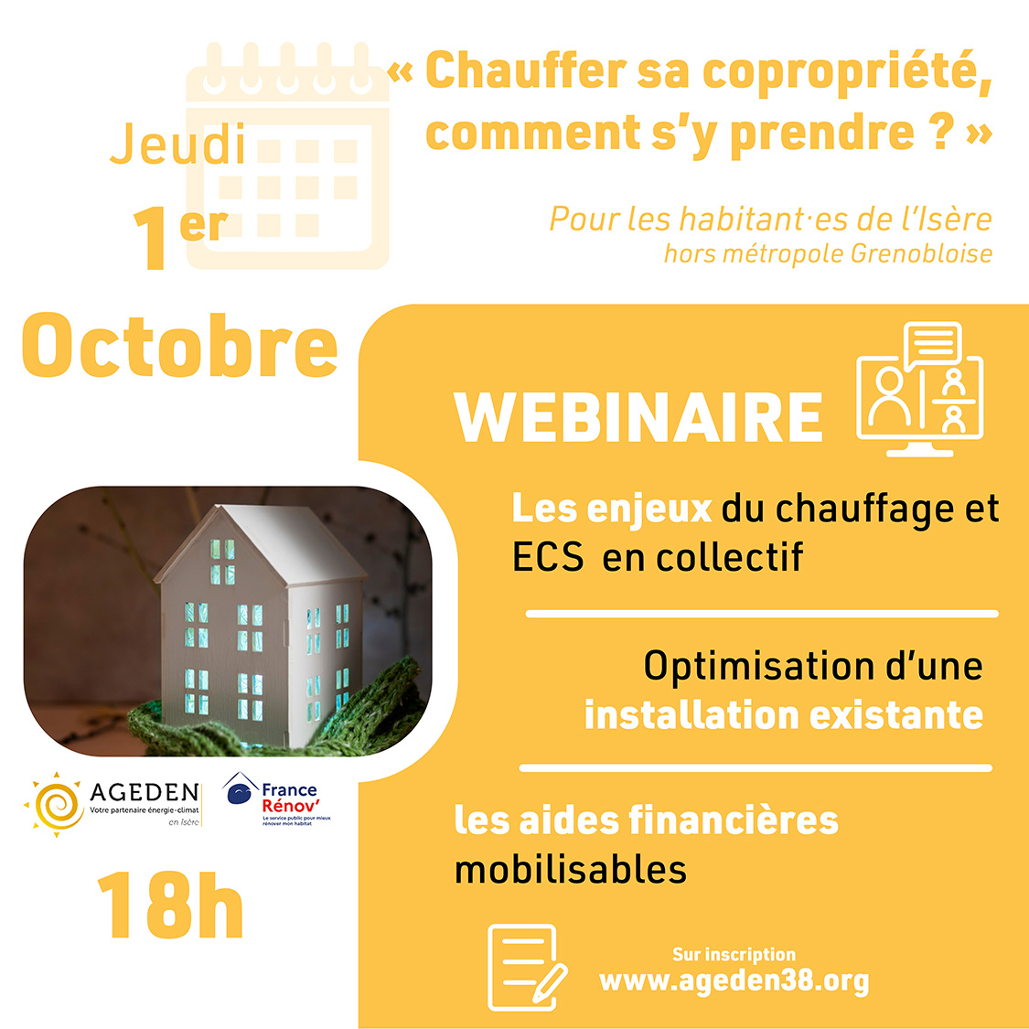 Webinaire : « Chauffer sa copropriété, comment s’y prendre ? »