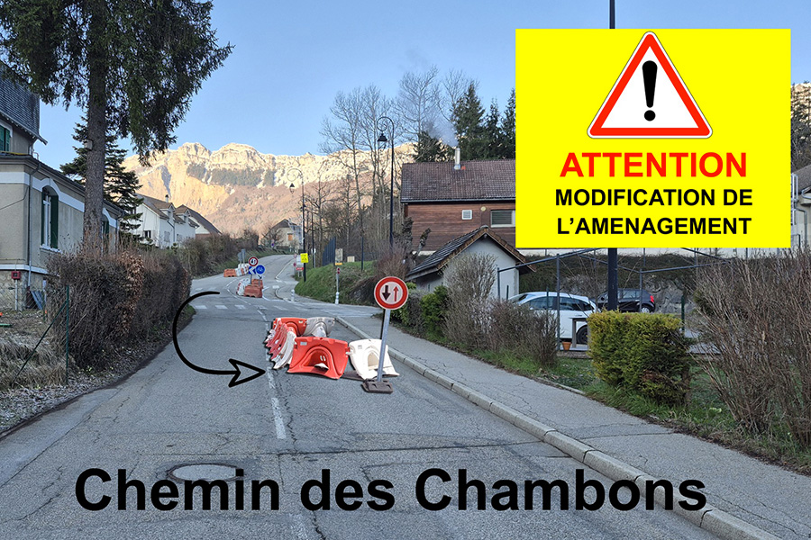 Aménagements de sécurité : un ajustement près des écoles