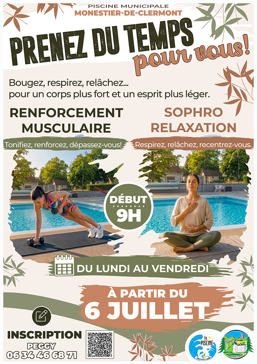 PRENEZ DU TEMPS POUR VOUS !