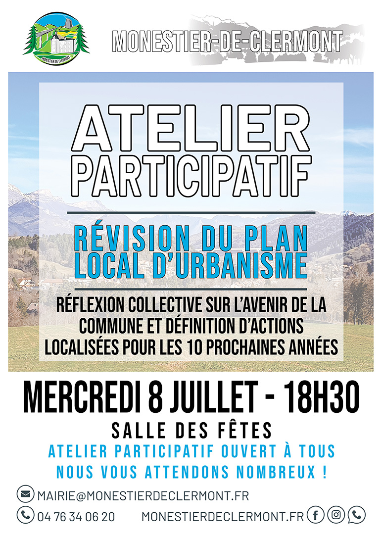 ATELIER PARTICIPATIF : Révision du PLU