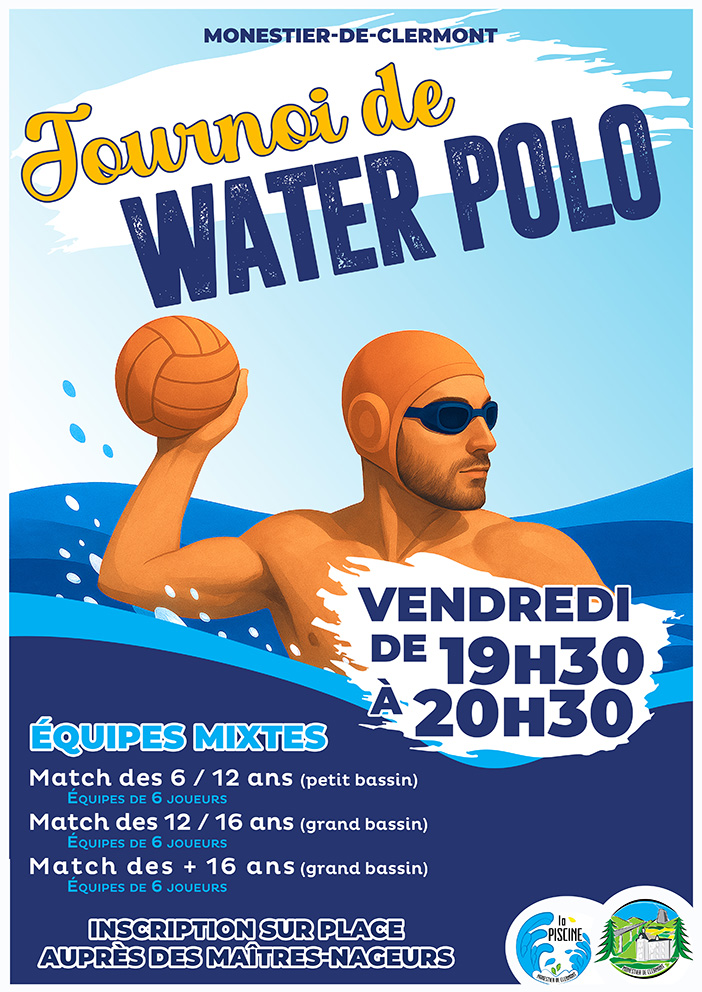 TOURNOI DE WATER-POLO À MONESTIER-DE-CLERMONT !